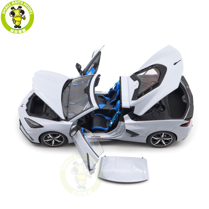 1/18 Chevrolet CORVETTE Stingray 2020 Autoart 71284 Grey Metallic Model Toy Car Gifts For Father Friends