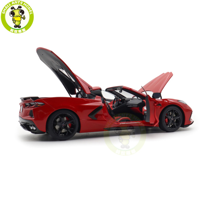 1/18 Chevrolet CORVETTE Stingray 2020 Autoart 71282 Torch Red Model Toy Car Gifts For Father Friends