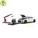 1/18 MOTORHELIX Nissan GT R GT-R R35 50th Anniversary Diecast Model Toy Car Gifts For Father Friends
