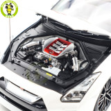 1/18 MOTORHELIX Nissan GT R GT-R R35 50th Anniversary Diecast Model Toy Car Gifts For Father Friends