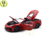 1/18 Chevrolet CORVETTE Stingray 2020 Autoart 71282 Torch Red Model Toy Car Gifts For Father Friends