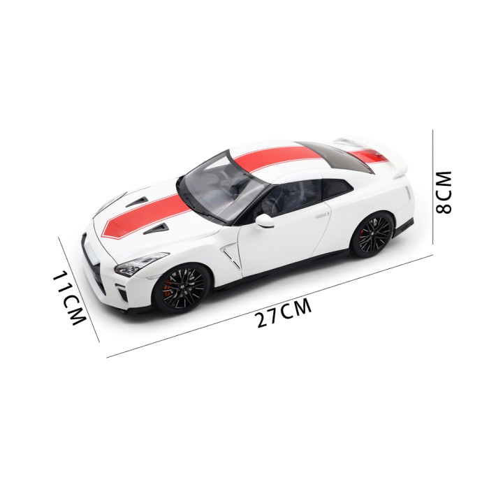 1/18 MOTORHELIX Nissan GT R GT-R R35 50th Anniversary Diecast Model Toy Car Gifts For Father Friends
