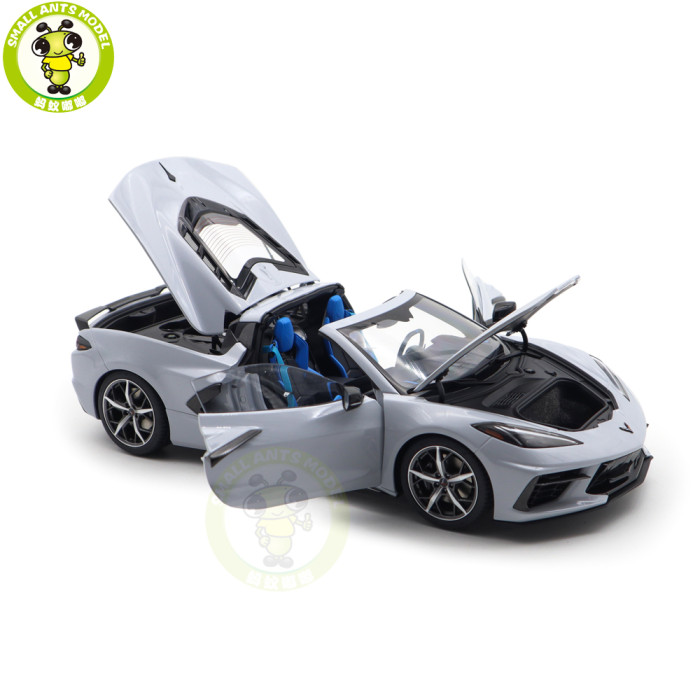 1/18 Chevrolet CORVETTE Stingray 2020 Autoart 71284 Grey Metallic Model Toy Car Gifts For Father Friends