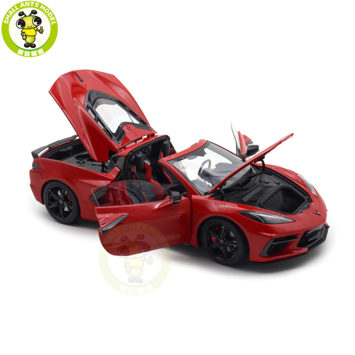 1/18 Chevrolet CORVETTE Stingray 2020 Autoart 71282 Torch Red Model Toy Car Gifts For Father Friends