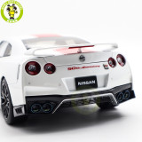 1/18 MOTORHELIX Nissan GT R GT-R R35 50th Anniversary Diecast Model Toy Car Gifts For Father Friends