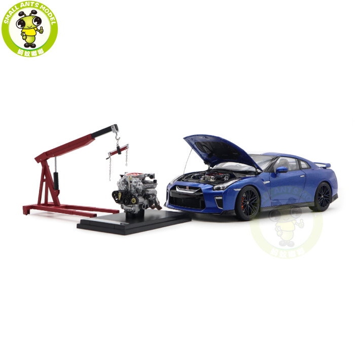 1/18 MOTORHELIX Nissan GT R GT-R R35 50th Anniversary Diecast Model Toy Car Gifts For Father Friends