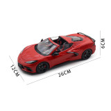 1/18 Chevrolet CORVETTE Stingray 2020 Autoart 71282 Torch Red Model Toy Car Gifts For Father Friends