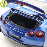 1/18 MOTORHELIX Nissan GT R GT-R R35 50th Anniversary Diecast Model Toy Car Gifts For Father Friends