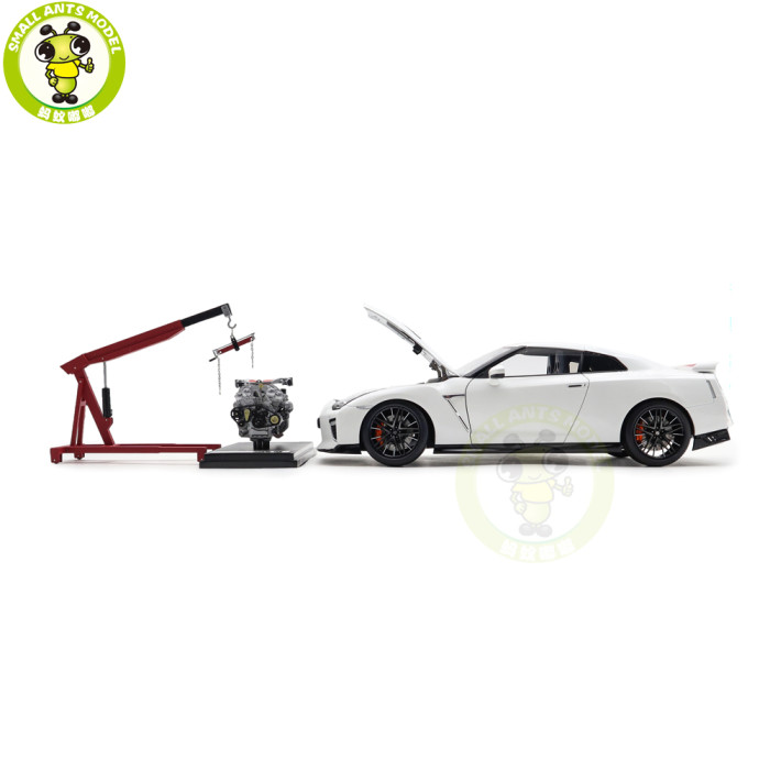 1/18 MOTORHELIX Nissan GT R GT-R R35 50th Anniversary Diecast Model Toy Car Gifts For Father Friends