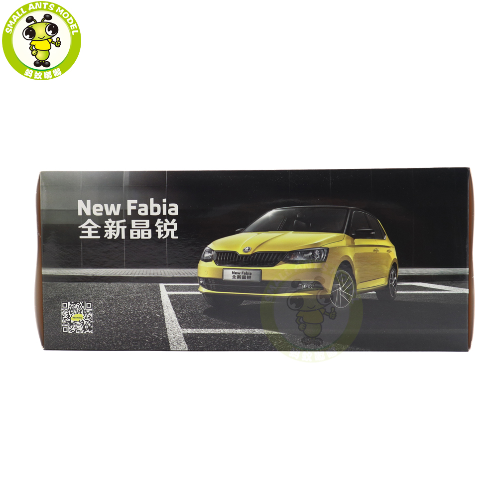 1/18 VW Skoda Fabia Diecast Model Toy Car Gifts For Father Friends