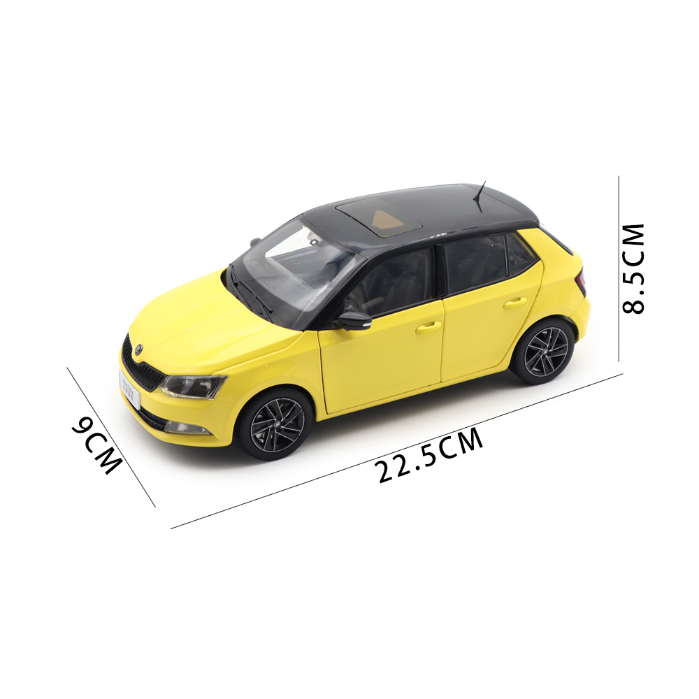 1/18 VW Skoda Fabia Diecast Model Toy Car Gifts For Father Friends