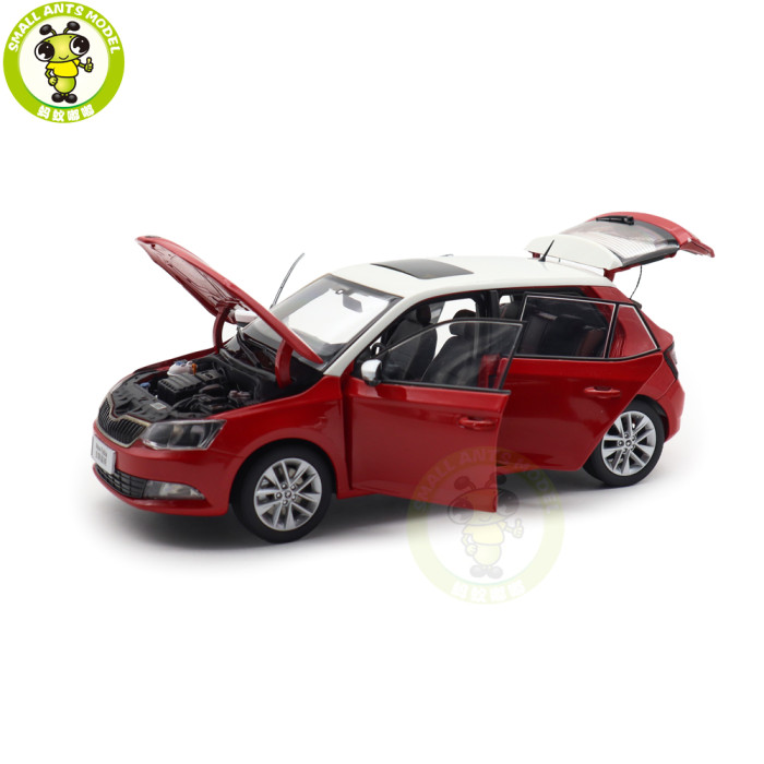 1/18 VW Skoda Fabia Diecast Model Toy Car Gifts For Father Friends
