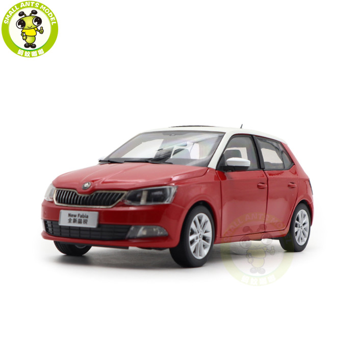 1/18 VW Skoda Fabia Diecast Model Toy Car Gifts For Father Friends