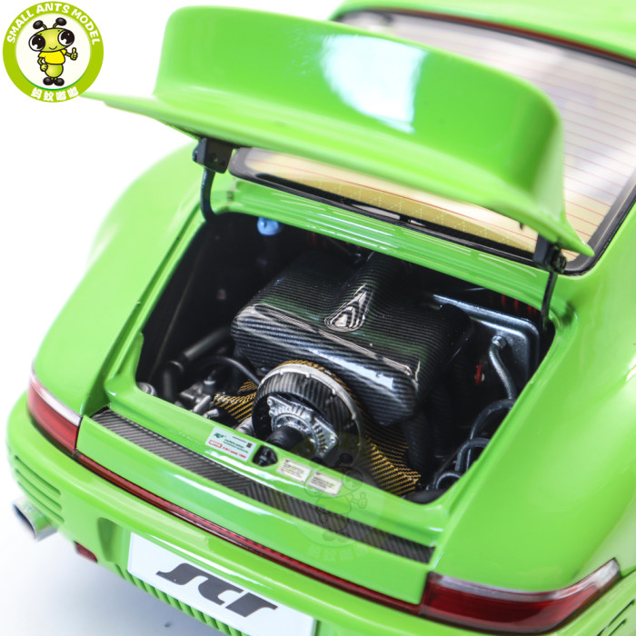 1/18 Almost Real 880205 Porsche RUF SCR 2018 Birch Green Diecast Model Toy Car Gifts For Friends Father