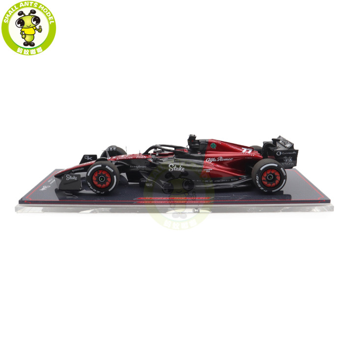 1/18 NZG Alfa Romeo F1 C43 Sauber Valtteri Bottas Zhou Guanyu Kiloworks Diecast Model Toys Car Gifts For Friends Father