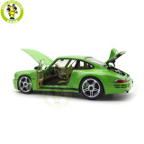 1/18 Almost Real 880205 Porsche RUF SCR 2018 Birch Green Diecast Model Toy Car Gifts For Friends Father