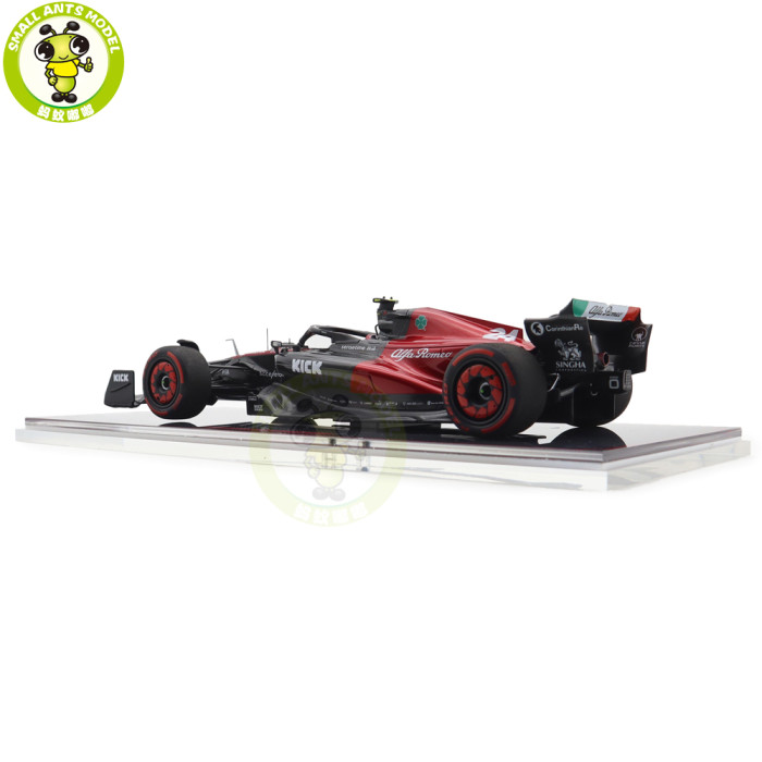 1/18 NZG Alfa Romeo F1 C43 Sauber Valtteri Bottas Zhou Guanyu Kiloworks Diecast Model Toys Car Gifts For Friends Father