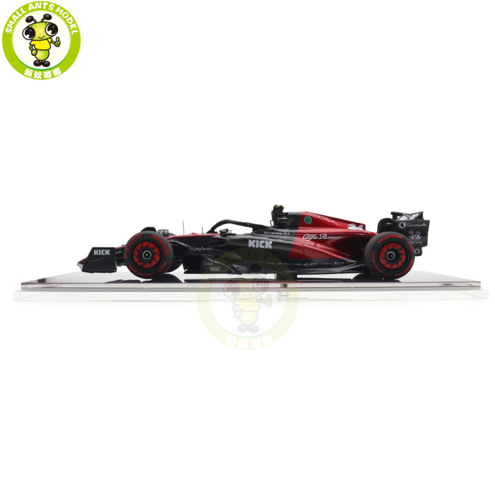 1/18 NZG Alfa Romeo F1 C43 Sauber Valtteri Bottas Zhou Guanyu Kiloworks Diecast Model Toys Car Gifts For Friends Father