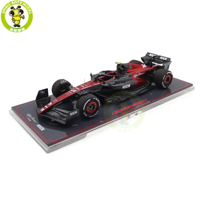 1/18 NZG Alfa Romeo F1 C43 Sauber Valtteri Bottas Zhou Guanyu Kiloworks Diecast Model Toys Car Gifts For Friends Father