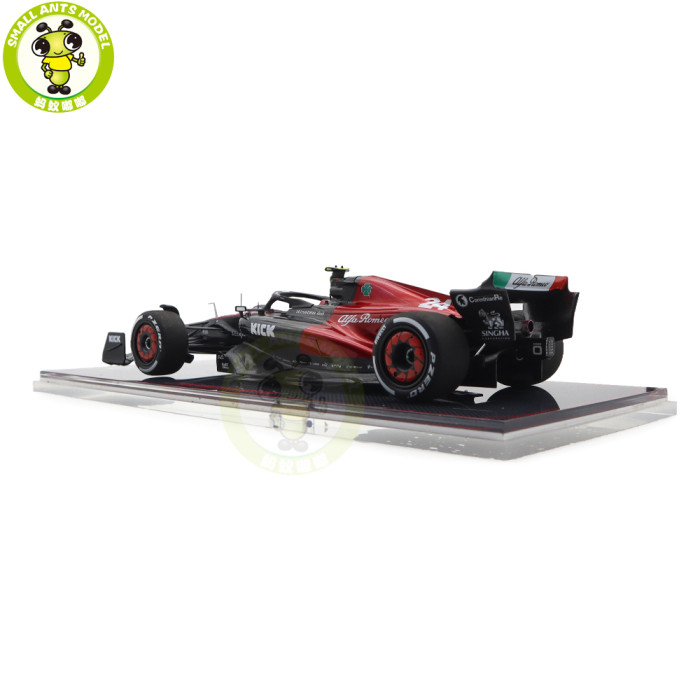 1/18 NZG Alfa Romeo F1 C43 Sauber Valtteri Bottas Zhou Guanyu Kiloworks Diecast Model Toys Car Gifts For Friends Father