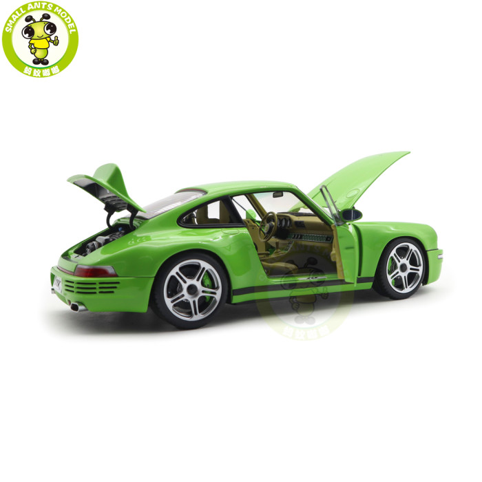 1/18 Almost Real 880205 Porsche RUF SCR 2018 Birch Green Diecast Model Toy Car Gifts For Friends Father