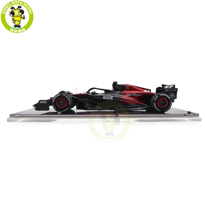1/18 NZG Alfa Romeo F1 C43 Sauber Valtteri Bottas Zhou Guanyu Kiloworks Diecast Model Toys Car Gifts For Friends Father
