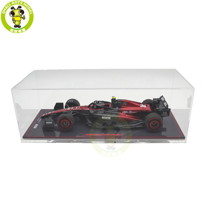 1/18 NZG Alfa Romeo F1 C43 Sauber Valtteri Bottas Zhou Guanyu Kiloworks Diecast Model Toys Car Gifts For Friends Father