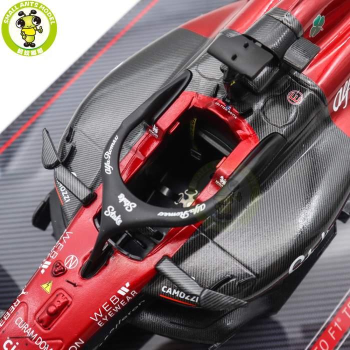 1/18 NZG Alfa Romeo F1 C43 Sauber Valtteri Bottas Zhou Guanyu Kiloworks Diecast Model Toys Car Gifts For Friends Father