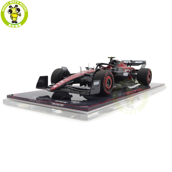 1/18 NZG Alfa Romeo F1 C43 Sauber Valtteri Bottas Zhou Guanyu Kiloworks Diecast Model Toys Car Gifts For Friends Father
