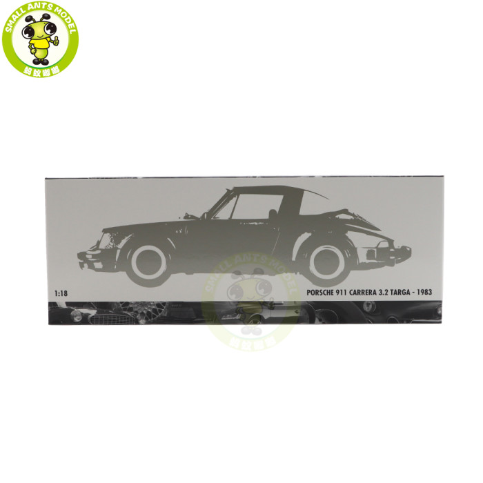 1/18 Minichamps Porsche 911 Carrera 3.2 TARGA 1983 Diecast Model Toys Car Gifts For Friends Father