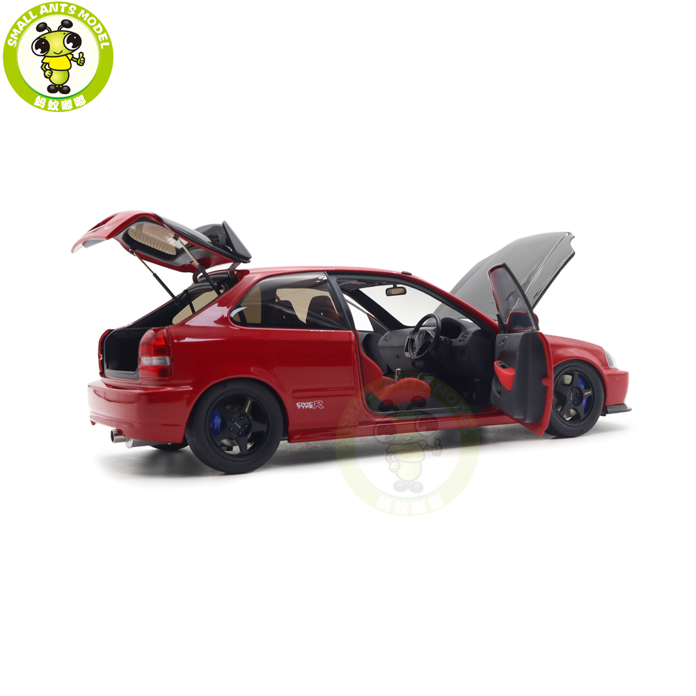 1/18 MOTORHELIX Honda CIVIC Type R EK9-120 Diecast Model Toy Car