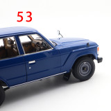 Damaged 1/18 KYOSHO Toyota Land Cruiser 60 LC60 Blue Diecast Model Car