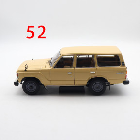 Damaged 1/18 KYOSHO Toyota Land Cruiser 60 LC60 Beige Diecast Model Car