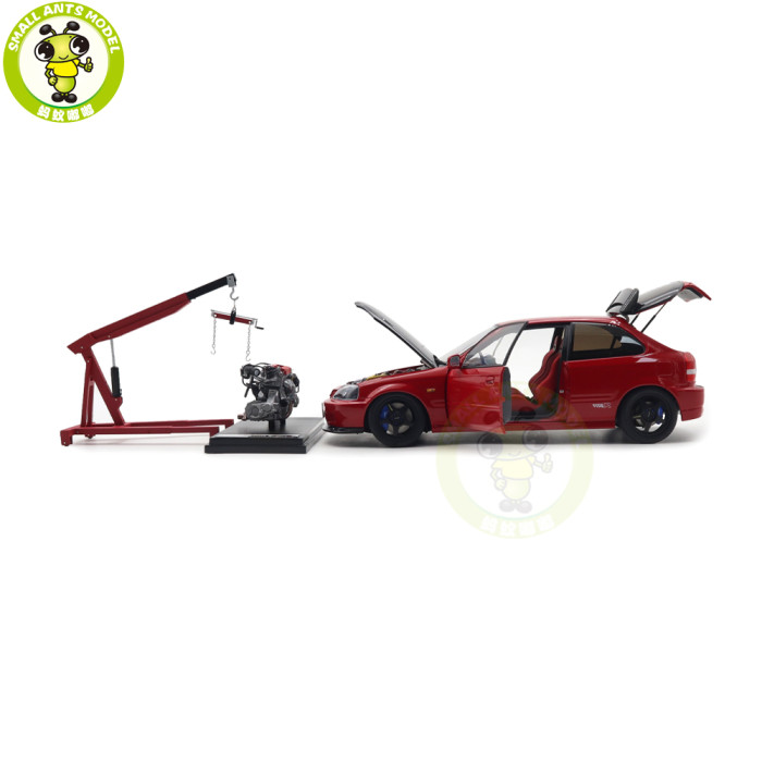 1/18 MOTORHELIX Honda CIVIC Type R EK9-120 Diecast Model Toy Car Gifts For Father Friends
