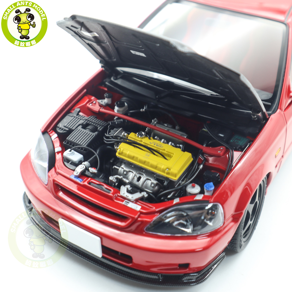 ミニカー Motorhelix 1/18 Honda civic type R (ek9) 1/18 MOTORHELIX Honda CIVIC Type R EK9-120 Diecast Model Toy Car