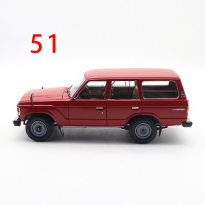 Damaged 1/18 KYOSHO Toyota Land Cruiser 60 LC60 Red Diecast Model Car