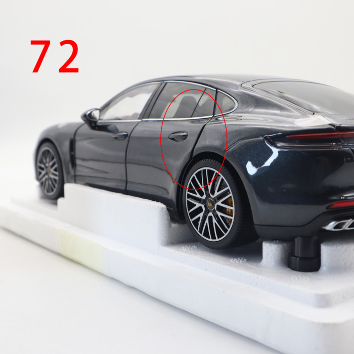 Defective 1/18 Minichamps Porsche Panamera Turbo S 2020 Grey Metallic Diecast Model Car