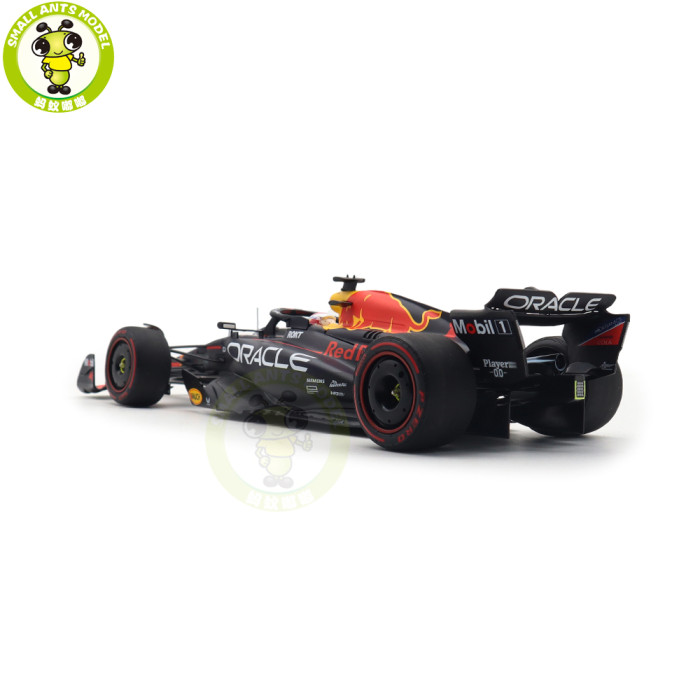 1/18 Minichamps Oracle Red Bull Racing RB19 Max Verstappen 2ND Place Sprint Race QATAR GP 2023 World Chamion F1 Formula One Diecast Model Toys Car Gifts For Friends Father