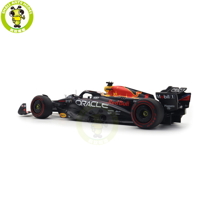 1/18 Minichamps Oracle Red Bull Racing RB19 Max Verstappen 2ND Place Sprint Race QATAR GP 2023 World Chamion F1 Formula One Diecast Model Toys Car Gifts For Friends Father