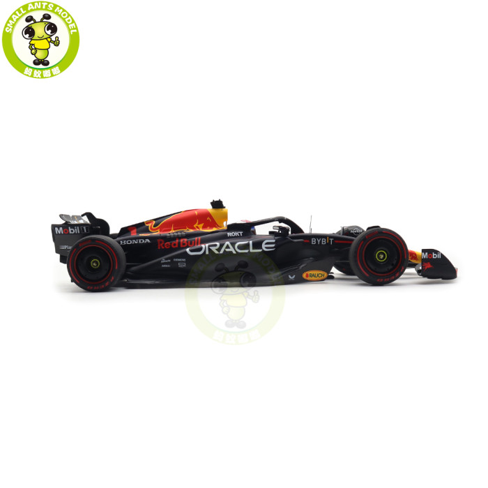 1/18 Minichamps Oracle Red Bull Racing RB19 Max Verstappen 2ND Place Sprint Race QATAR GP 2023 World Chamion F1 Formula One Diecast Model Toys Car Gifts For Friends Father