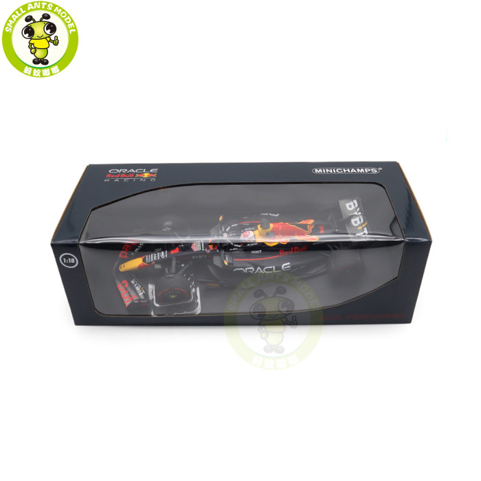 1/18 Minichamps Oracle Red Bull Racing RB19 Max Verstappen 2ND Place Sprint Race QATAR GP 2023 World Chamion F1 Formula One Diecast Model Toys Car Gifts For Friends Father
