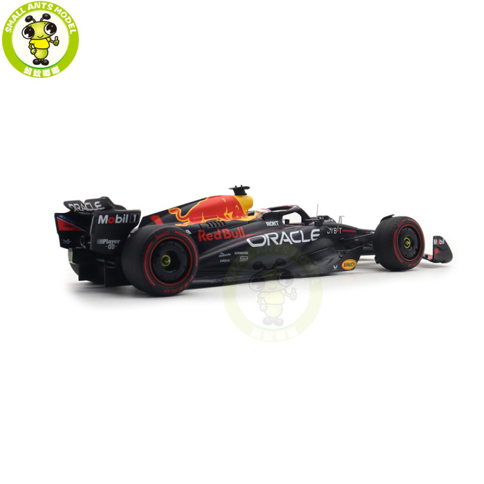 1/18 Minichamps Oracle Red Bull Racing RB19 Max Verstappen 2ND Place Sprint Race QATAR GP 2023 World Chamion F1 Formula One Diecast Model Toys Car Gifts For Friends Father