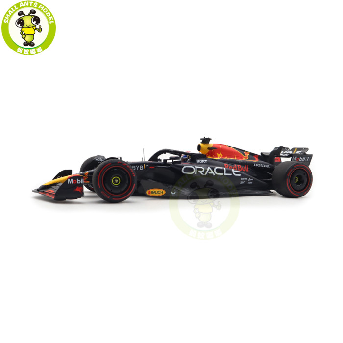 1/18 Minichamps Oracle Red Bull Racing RB19 Max Verstappen 2ND Place Sprint Race QATAR GP 2023 World Chamion F1 Formula One Diecast Model Toys Car Gifts For Friends Father