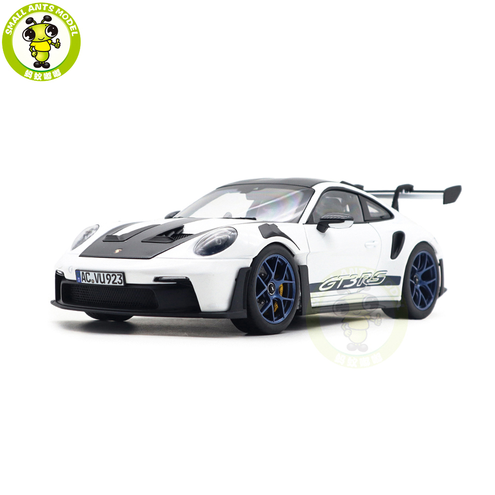 NOREV Porsche 911 GT3 ホワイト 1/18 ミニカー 1/18 Norev 2021 Porsche 911 GT3 992 (White with Red Stripes