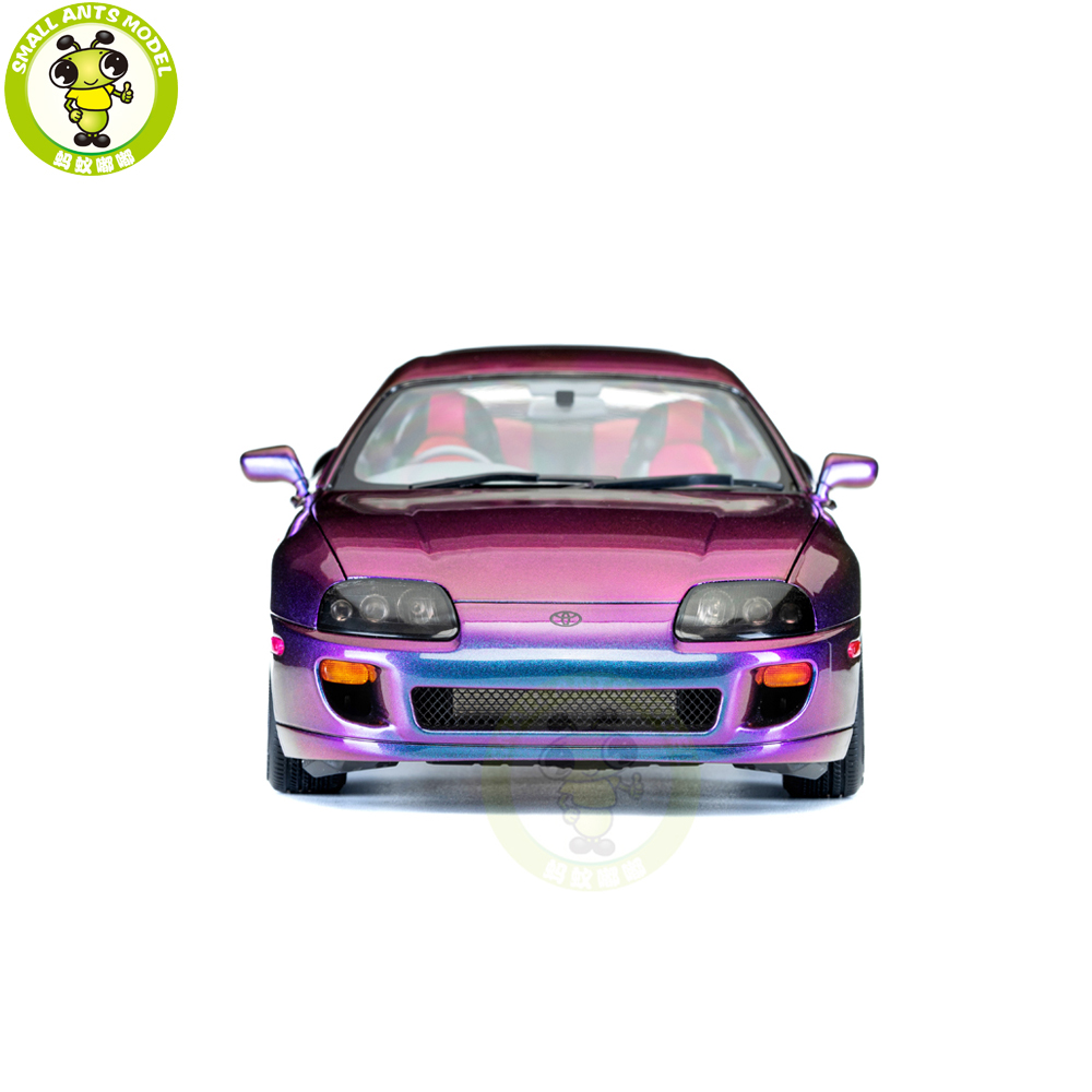 Toyota Supra A80WhelArt Purple 1:18 ミニカー WHELART 1/18 Toyota Supra A80 Full-open type Midnight Purple