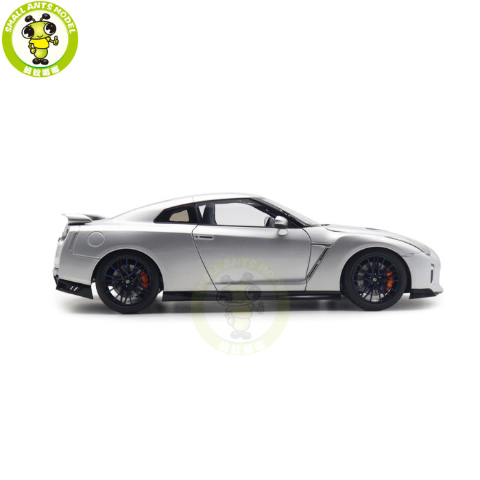 1/18 MOTORHELIX Nissan GT R GT-R R35 50th Anniversary Diecast Model Toy Car Gifts For Father Friends