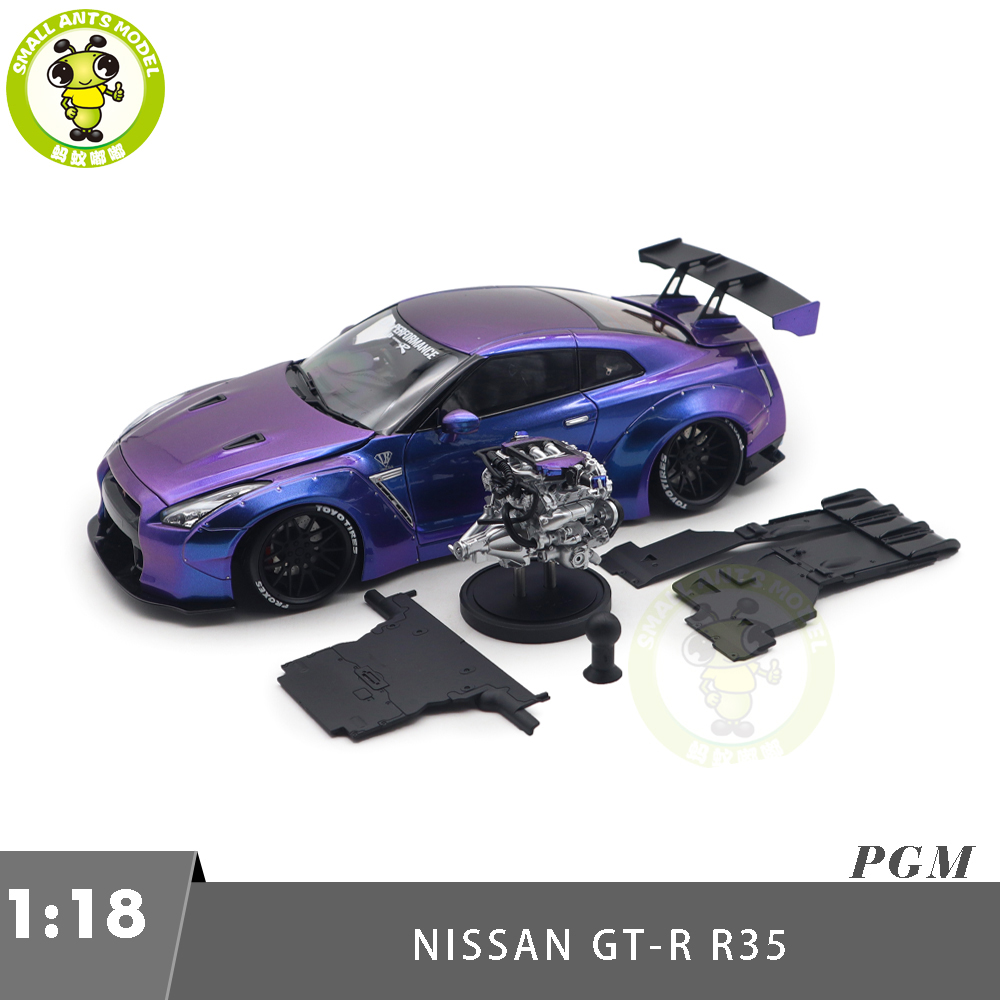 1/18 PGM LB WORKS Nissan GT-R R35 Type 1 Chameleon Diecast Model