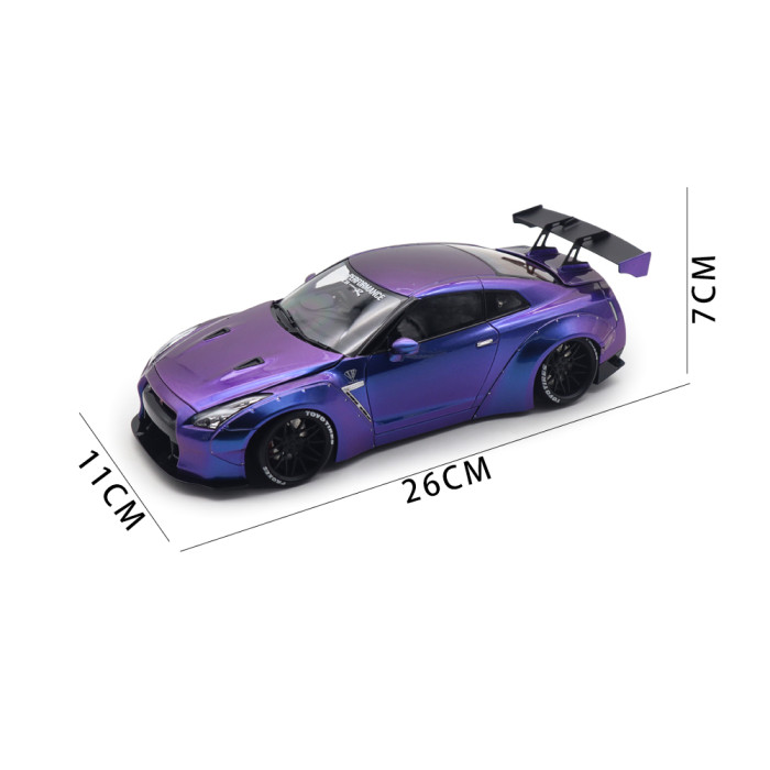 1/18 PGM LB WORKS Nissan GT-R R35 Type 1 Chameleon Diecast Model Car