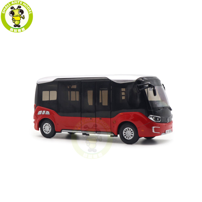 1/32 Golden Dragon XML6606 Minibus City Bus With Lights Diecast Model Toys Car Bus Gifts For Friends