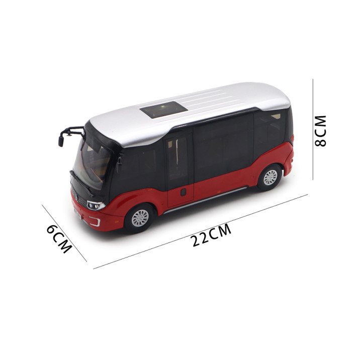 1/32 Golden Dragon XML6606 Minibus City Bus With Lights Diecast Model Toys Car Bus Gifts For Friends